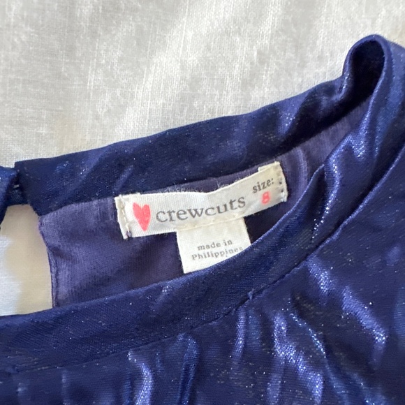 J.Crew Crewcuts Navy Party Dress size 8 - Picture 3 of 6